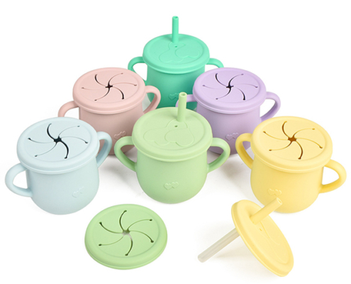 Silicone Heart Sippy Cup