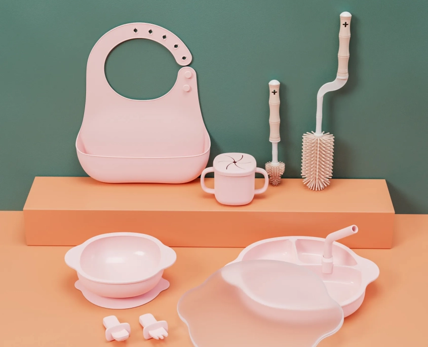 Silicone Baby Feeding Set