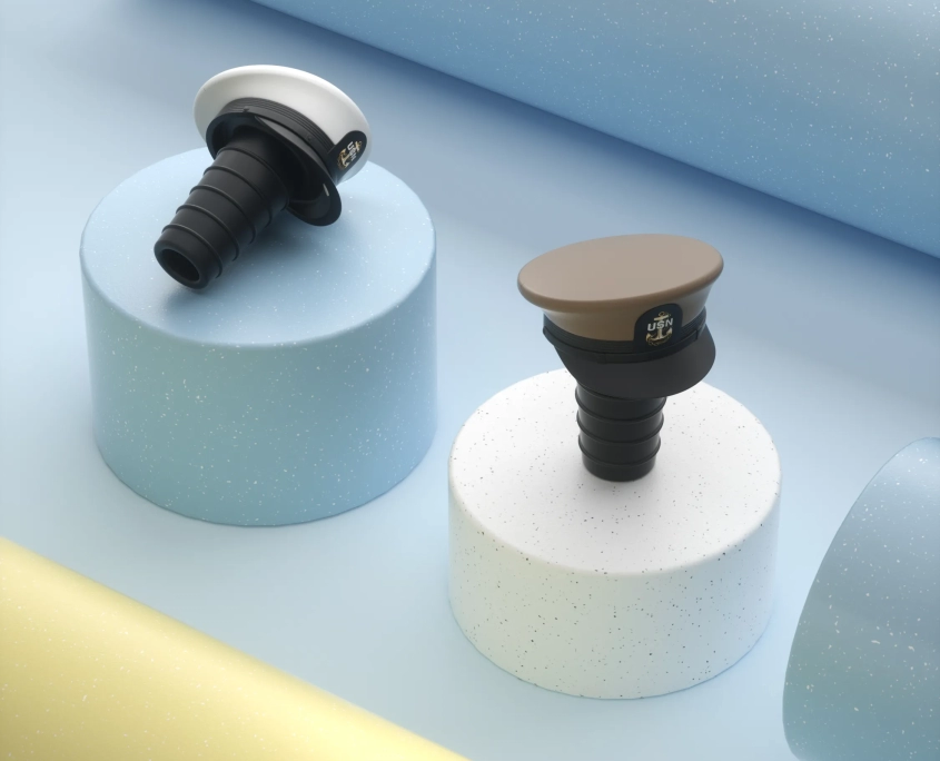 silicone bottle stopper display