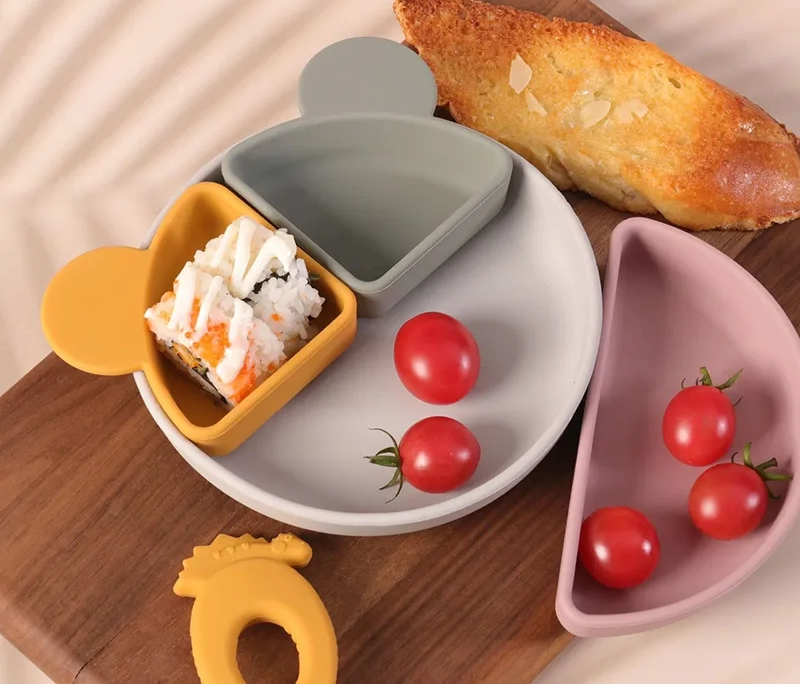 Silicone Baby Plates Manufacturing NEWTOP SILICONE